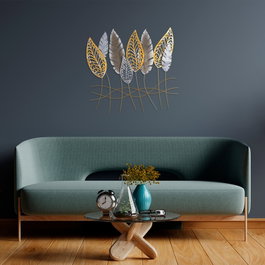 Wallity Accesorio decorativo de pared de metal Multicolor